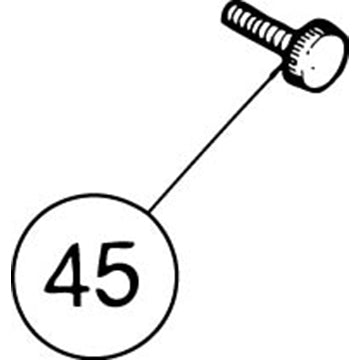 100-45L Swan Long Thumb Screw