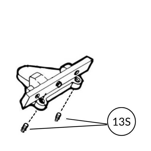 100-13s Swan Small Set Screw for Blade Support