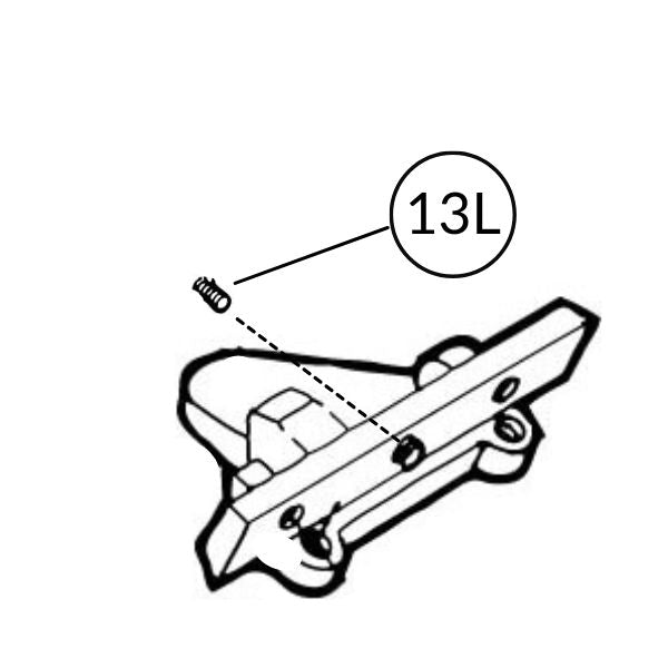 100-13L Swan Large Set Screw for Blade Support