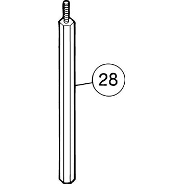 100-28 Swan Screw for Lower Frame