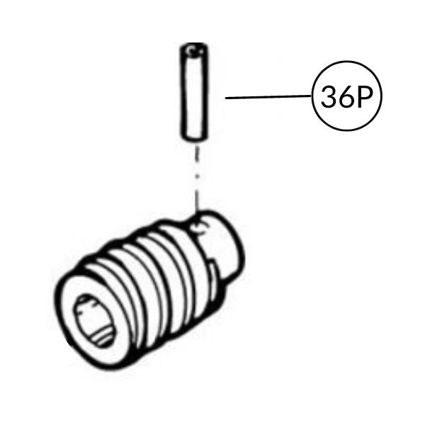 100-36P Swan Pin for SS Worm Gear