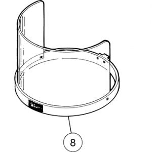 100-08 Swan Ice Shavers Polycarbonate Shield