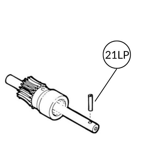 100-21LP Swan Large Pin for Brake Worm Gear