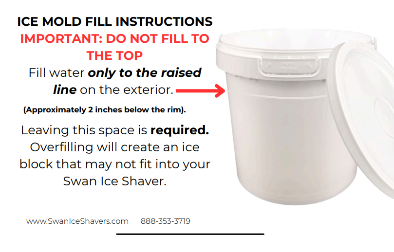 SWAN Ice Block Mold Set (40 with Snap-on Lids)