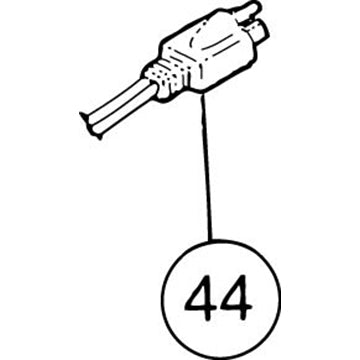 100-44 Swan Plug with Cord 115v